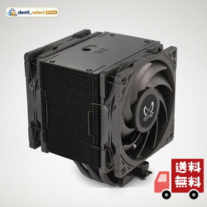 SCYTHE �T�C�Y �T�C�h�t���[�^CPU�N�[���[ MUGEN6 BLACK EDITION �f���A���t�@�� 6mm�a�q�[�g�p�C�vx6 SCMG-6000DBE