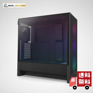 NZXT H5 Flow RGB v2 Black 360mm RGB�V���O���t���[���t�@������ �~�h���^���[ ATX PC�P�[�X �u���b�N CC-H52FB-R1 CS9084