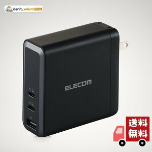 �G���R�� �[�d�� USB PD�Ή� 140W USB-C×2 USB-A×1 PPS�Ή� PSE�Z�p��K�� �y Macbook Pro 16�C���` iPad iPhone 16 ���Ή��z �u���b�N EC-AC96140BK