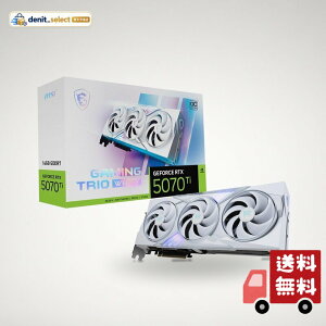 MSI GeForce RTX 5070 Ti 16G GAMING TRIO OC WHITE �O���t�B�b�N�X�{�[�h VD9040