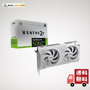 MSI GeForce RTX 5060 Ti 16G VENTUS 2X OC WHITE PLUS �O���t�B�b�N�X�{�[�h VD9191