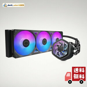 Cooler Master ML 360 Atmos II VRM Fan ARGB �E�H�[�^�[�u���b�N����VRM��p�t�@������ 360mm����CPU�N�[���[ [MLX-D36M-A25SZ-V1]