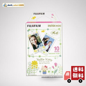 �x�m�t�C����(FUJIFILM) �C���X�^���g�J���� �`�F�L�p�t�B���� 10���� �G�� (�L�e�B) INSTAX MINI KITTY3 WW 1