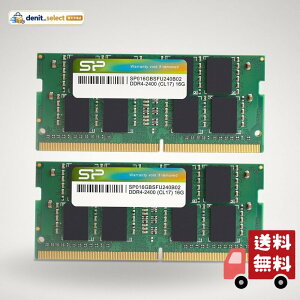 �V���R���p���[ �m�[�gPC�p ������ DDR4 2400 PC4-19200 16GB x 2�� (32GB) 260Pin 1.2V CL17 Mac �Ή� SP032GBSFU240B22