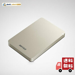 �o�b�t�@���[ �|�[�^�u��HDD 1TB USB3.1(Gen.1) �S�[���h �ϏՌ� HD-PGF1.0U3-GLA