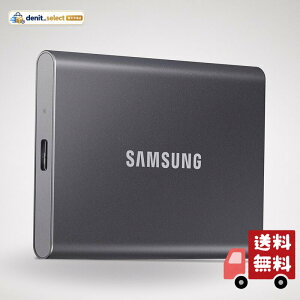 SAMSUNG (�T���X��) T7 2TB �|�[�^�u�� SSD �ő�1,050MB/�b USB 3.2 Gen2 �Q�[���p �w���p ���E�p �O�t�� �\���b�h�X�e�[�g�h���C�u (MU-PC2T0T/AM) �O���[