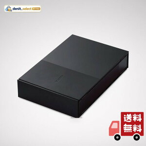 �G���R�� �O�t���n�[�h�f�B�X�N 4TB USB3.2(Gen1) 4K �e���r�^��/�p�\�R���Ή� �É��t�@�����X�݌v ELD-GTV040UBK