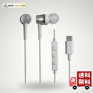 �I�[�f�B�I�e�N�j�J ATH-CKD3C WH �}�C�N�t���C���z�� USB Type-C �L�� 1.2m �J�i���^ �z���C�g