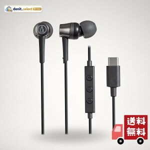 �I�[�f�B�I�e�N�j�J ATH-CKD3C BK �}�C�N�t���C���z�� USB Type-C �L�� 1.2m �J�i���^ �u���b�N ���^