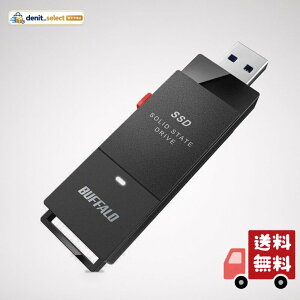 BUFFALO �o�b�t�@���[ �O�t��SSD �u���b�N 1.0TB SSD-PUT1.0U3-BKA