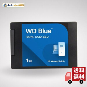 Western Digital 1TB WD Blue SA510 SATA �����\���b�h�X�e�[�g�h���C�u SSD - SATA III 6Gb/s 2.5�C���`/7mm �ő�560MB/s - WDS100T3B0A
