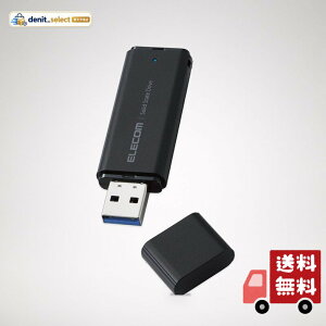 �G���R�� �O�t��SSD 1TB �|�[�^�u�� USB 5Gbps / USB3.2(Gen2)�Ή� ���^ �L���b�v�� �u���b�N ESD-EMC1000GBK