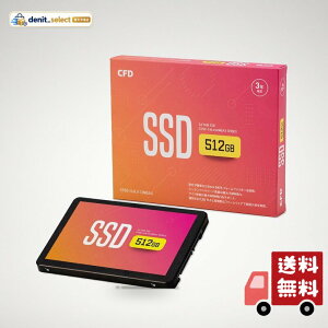 CFD MGAX �V���[�Y SATA�ڑ� 2.5�^ SSD (512GB) 3D NAND TLC�̗p (�ǂݎ��ő�530MB/S) SATAIII 6Gbps 2.5 �C���` ����SSD512GB CSSD-S6L512MGAX �������[�J�[