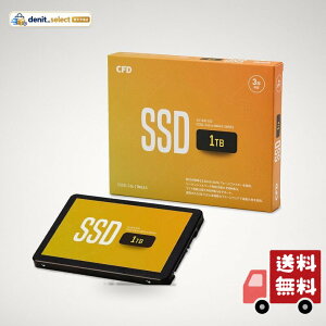 CFD MGAX �V���[�Y SATA�ڑ� 2.5�^ SSD (1TB) 3D NAND TLC�̗p (�ǂݎ��ő�530MB/S) SATAIII 6Gbps 2.5 �C���` ����SSD1TB CSSD-S6L1TMGAX �������[�J�[