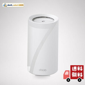 TP-Link WiFi ����LAN ���b�V��Wi-Fi wifi 7 11be 10Gbps�C�[�T�l�b�g�|�[�g 5760Mbps(6GHz) + 5760Mbps(5GHz)+ 1376Mbps(2.4GHz) Deco BE85 1-pack