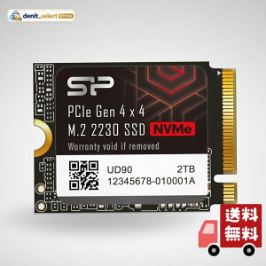 �V���R���p���[ 2TB NVMe 4.0 Gen4 PCIe M.2 2230 SSD R/W 5,000/3,200 MB/s Steam Deck�Ή� UD90 2230 SP02KGBP44UD9007