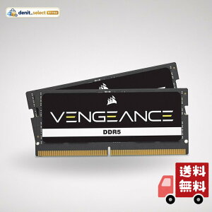 CORSAIR VENGEANCE DDR5 SODIMM 32GB(16GB×2)�ő�5600MHz�Ή� �m�[�gPC�p INTEL RAM �u���b�N