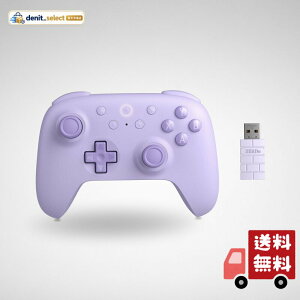 8BitDo Ultimate 2C Windows PC ����� Android �p���C�����X �R���g���[���[�A1000Hz �|�[�����O ���[�g�A�z�[�����ʃW���C�X�e�B�b�N�ƃz�[�� �g���K�[�A�ă}�b�s���O�\�� L4/R4 �o���p�[�t�� (Purple