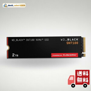 WD_BLACK 2TB SN7100 NVMe �����Q�[�~���OSSD �\���b�h�X�e�[�g�h���C�u - Gen4 PCIe M.2 2280 �ő�7,250MB/�b - WDS200T4X0E