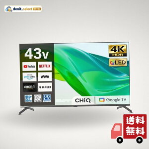 �X�}�[�g�e���r 43�^ Google�e���r 43�C���` QLED HDR�Ή� GoogleCast �X�}�z�A�� Google�A�V�X�^���g Dolby Audio �n��EBS�E110�xCS�f�W�^�� �O�t��HDD�^��@�\ HDMI3�n�� YouTube Pr