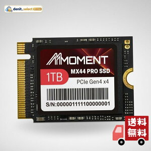 MMOMENT MX44 PRO 1TB M.2 2230 NVMe SSD PCIe Gen4 x4 / PCIe 4.0 ����SSD �ő�Ǎ� ��5000MB/s�E�ő发�� ��4700MB/s M.2 2230�Ή��f�o�C�X�p �X�g���[�W�g��