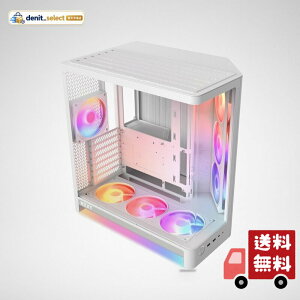 NZXT H6 RGB+(2026) White �~�h���^���[PC�P�[�X CC-H62FW-P1 CS9774