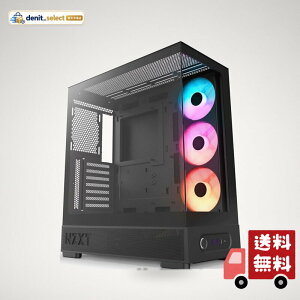NZXT S5 RGB (2026) Black �~�h���^���[PC�P�[�X CC-S51FB-01 CS9849