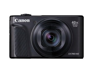 Canon �R���p�N�g�f�W�^���J���� PowerShot SX740 HS �u���b�N ���w40�{�Y�[��/4K����/Wi-Fi�Ή� PSSX740HSBK