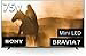 �\�j�[ 75�C���` 4K �t�� Mini LED �e���r �u���r�A K-75XR70 BRAVIA XR �{�� Google TV 4K/120fps�Ή� 10��ȏ㐄��