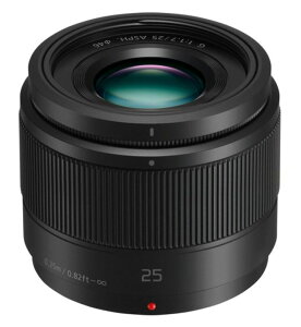 �p�i�\�j�b�N(Panasonic) �P�œ_�����Y �}�C�N���t�H�[�T�[�Y�p ���~�b�N�X G 25mm/ F1.7 ASPH. �u���b�N H-H025-K