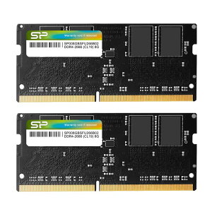 �V���R���p���[ �m�[�gPC�p ������ DDR4 2666 PC4-21300 8GB x 2�� (16GB) 260Pin 1.2V CL19 Mac �Ή� SP016GBSFU266B22