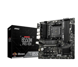 MSI B550M PRO-VDH AMD Ryzen 5000/4000G/3000�V���[�Y�v���Z�b�T�Ή� Socket AM4 DDR4 PCIe4.0�Ή� Micro-ATX �}�U�[�{�[�h MB6468