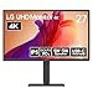 LG ���j�^�[ �f�B�X�v���C 27U730A-B 27�C���`/4K(3840×2160)/IPS/DCI-P3 90%/HDR/�A���`�O���A/HDMI×2/DisplayPort/USB Type-C(USB PD90W)/�X�C�x��/��������/�s�{�b�g/