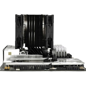 SCYTHE �T�C�Y �T�C�h�t���[�^CPU�N�[���[ MUGEN6 BLACK EDITION �f���A���t�@�� 6mm�a�q�[�g�p�C�vx6 SCMG-6000DBE