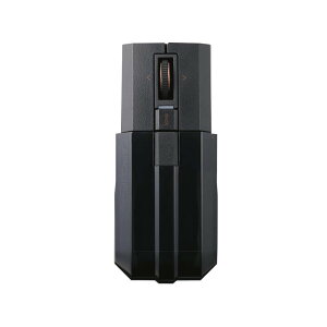 �G���R�� �}�E�X Bluetooth (iOS�EiPadOS�Ή�) �[�d�� �É� �`���g�z�C�[��(���X�N���[��) �v���[�����[�h���� Ultimate Blue LED 4�{�^�� CapClip Pro �u���b�N M-CCP1BBBK