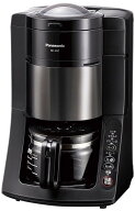 パナソニック コーヒーメーカー 全自動 ミル付き 沸騰浄水機能 デカフェ豆コース搭載 670ml ブラック NC-…