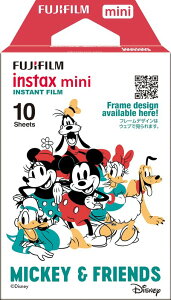 �x�m�t�C����(FUJIFILM) �C���X�^���g�J���� �`�F�L�p�t�B���� 10���� �~�b�L�[�t�����Y INSTAX MINI MIC 2 WW 1