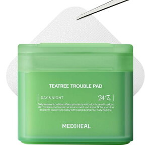 MEDIHEAL OFFICIAL(���f�B�q�[��) �X�N�G�A�g�i�[�p�b�h(�e�B�[�c���[) 100������ 170ml Square Facial Toner Pads (Teatree) 100P 170ml �u���~�b�V���p�b�h �ӂ����p�b�h �X�L���P�A