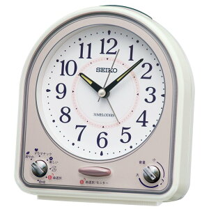 �Z�C�R�[�N���b�N(Seiko Clock) �ڊo�܂����v �u�����v �A�i���O 31�� �����f�B �A���[�� ���p�[���E�ꕔ�s���N�p�[�� 139×126×70mm QM750P