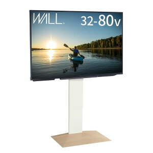 EQUALS �C�R�[���Y �e���r�� �Ǌ񂹃e���r�X�^���h WALL V3 �n�C�^�C�v 32�`80V�Ή� �z���C�g�I�[�N�x�[�X