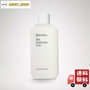 MEDIHEAL OFFICIAL(���f�B�q�[��) �~���N�u���C�g�j���O�g�i�[ VER.1 300ml Milk Brightening Toner ���ϐ� �i�C�A�V���A�~�h �O���^�`�I�� �c���� �������ϐ� �����ێ� �����Ƃ� �{�g��