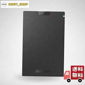 �o�b�t�@���[ BUFFALO USB3.2(Gen1)�Ή��|�[�^�u��HDD Type-C�P�[�u���t 2TB �u���b�N HD-PGAC2U3-BA