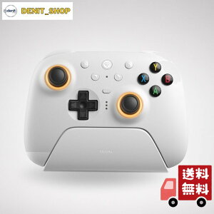 8BitDo Ultimate 2 ���C�����X �R���g���[���[ Windows Android �p�ATMR �W���C�X�e�B�b�N�t���Q�[�� �R���g���[���[�A�؂�ւ��\�ȃz�[������/�G�o�g���K�[�ARGB �t�@�C���[ �����O�A8 �X�s�[�h ��