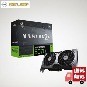 MSI GeForce RTX 5070 12G VENTUS 2X OC �O���t�B�b�N�X�{�[�h VD9071