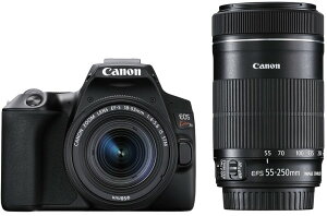 Canon �f�W�^����჌�t�J���� EOS Kiss X10 �_�u���Y�[���L�b�g �u���b�N EOSKISSX10BK-WKIT
