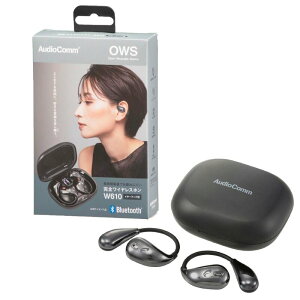 �I�[��(OHM) AudioComm �C���z�� bluetooth ���C�����X�C���z�� ��C�`�� ���|���� �����ǂ��Ȃ� �}�C�N���� �u���b�N�b�I�[���d�@ HP-W610N-K 03-3193