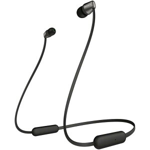 �\�j�[ ���C�����X�C���z�� WI-C310 : Bluetooth�Ή�/�ő�15���ԘA���Đ�/�}�C�N�t�� �t���b�g�P�[�u���̗p 2019�N���f�� �u���b�N WI-C310 BC