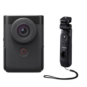 �L���m�� Canon Vlog�J���� PowerShot V10 �g���C�|�b�h�O���b�v�L�b�g �u���b�N PSV10TRIPODKITBK