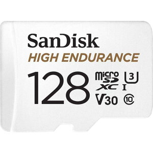 SanDisk ���ϋv �h���C�u���R�[�_�[ �A�N�V�����J�����Ή� microSDXC 128GB SDSQQNR-128G �T���f�B�X�N �C�O�p�b�P�[�W�i