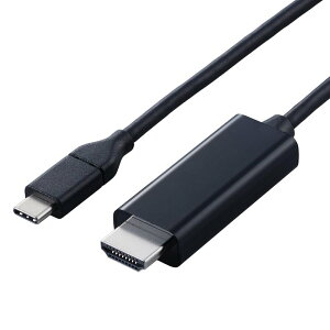 �G���R�� usb c �ϊ��P�[�u�� 5m Type-C to HDMI 4K(3840×2160px)/60Hz �}���`�f�B�X�v���C �~���[�����O iPhone MacBook iPad Android ���ɑΉ� �u���b�N iPhone 16/16